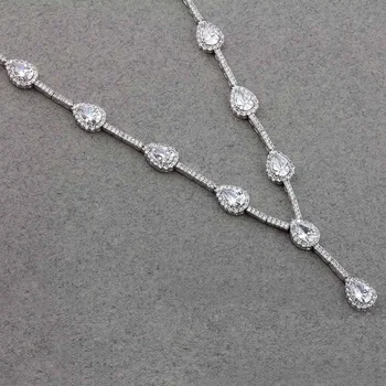 

Drop Cubic Zirconia Wedding Set 04-580-1000060