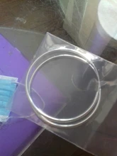 DOTEFFIL de Plata de Ley 925 Plata Lisa 50mm pendientes de aro grandes para las mujeres boda joyería para fiesta de compromiso