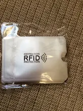 Anti Rfid de aluminio para tarjetas bancarias, tarjetero para tarjetas bancarias, protección de Metal para tarjetas de crédito, NFC