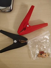 Alligator-Clip Electrical-Clips-Clamps Car-Battery Crocodile 100A Durable Insulated Red