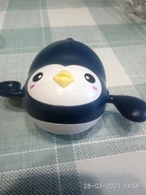 Bebé juguetes de baño dibujo animado Animal adorable tortuga cangrejo clásico bebé infantil juguete para nadar cadena juguete de cuerda para chico 2020 más nuevo