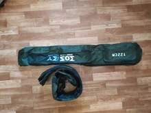 Soporte de caña de pescar plegable portátil, bolsa de almacenamiento de herramientas para caña de pescar