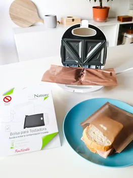 

Kit Nature Stock Exchange for Toaster | Size Sandwich 16x16,5 cm | pack 3 stock exchange s Reusable