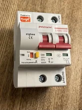 Interruptor de circuito inteligente Tuya zigbee 2P, control remoto sin límite de distancia, compatible con Alexa echo, asistente de google para Smart Home