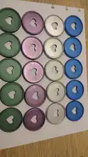 Anillas de encuadernación con forma de seta para diario, anillas para encuadernación de hojas sueltas, material escolar, 20 piezas, 35mm
