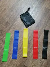 Bandas elásticas con distintos niveles de resistencia, correa de yoga, de gimnasio en casa, rehabilitación, equipo de entrenamiento, para pilates, 5 uds. por lote