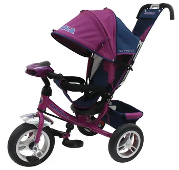 

Bicycle 3 wheel with handle control, color: purple, wheels inflatable Formula 3 fa3v