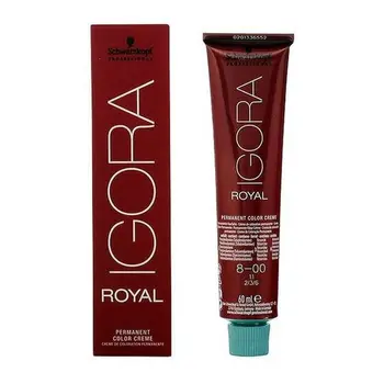 

Permanent Dye Igora Royal Schwarzkopf Nº 8-00