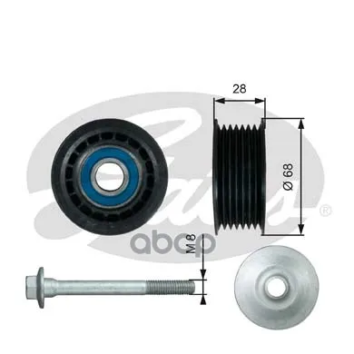 Ролик Обводной Приводного Ремня Mercedes 4,0d 00- Gates арт. T36731