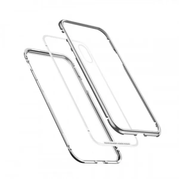 Чехол Baseus magnetite hardware Case For iP XR 6.1inch WIAPIPH61-CS0S(Серебристый