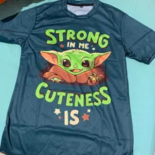 Camiseta de Baby Yoda Mandalorian para hombre, mujer y niño, camiseta de estética de Star Wars, Camisetas estampadas en 3D, ropa fresca de verano para niño y niña