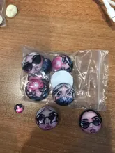 Matryoshka rusa, 10 Uds., mezcla de 12mm/18mm/20mm/25mm, cabujones redondos de cristal para hacer fotos