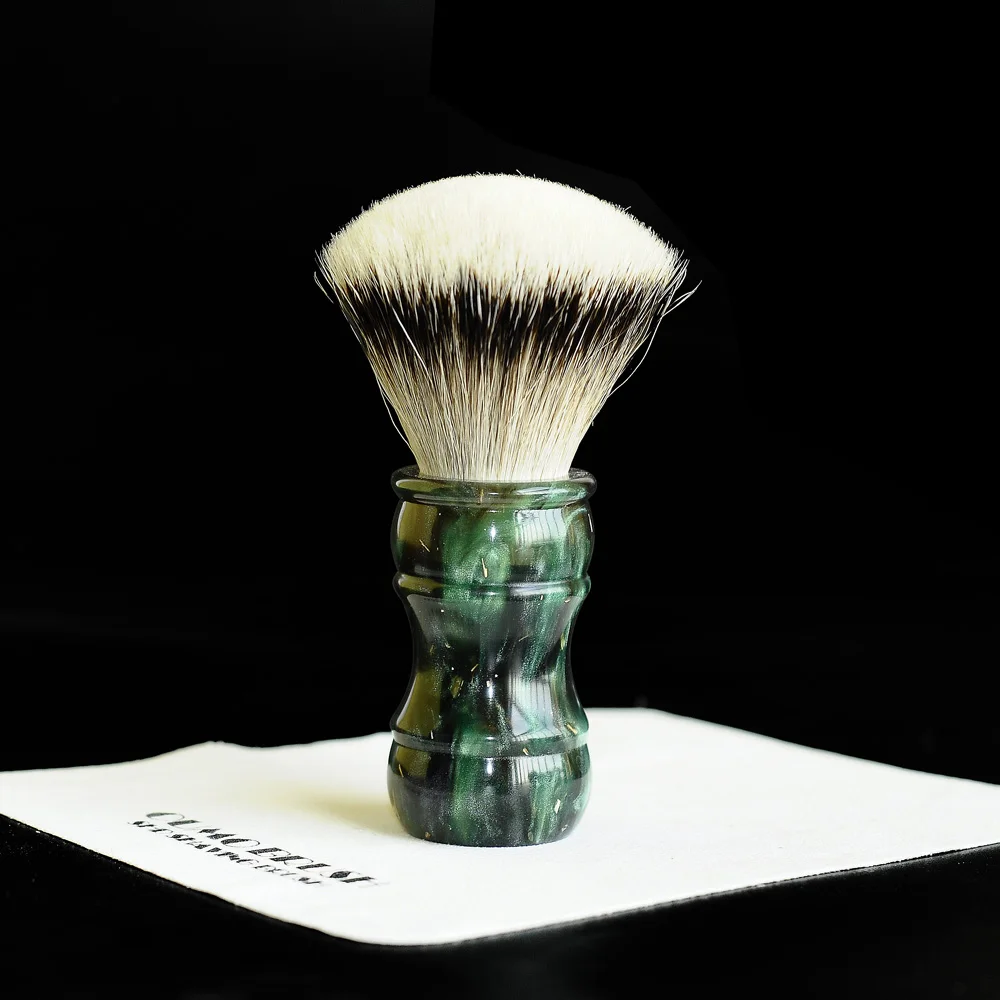 Щетка для бритья OUMO щетка terracota Warriors с SHD HMW silvertip badger knots gel city 26 мм 28 мм|Помазок| |