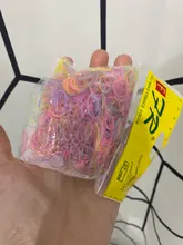 1000 unids/lote bandas elásticas de goma desechables para bebé coleta soporte cinta para el pelo de goma niñas Scrunchies accesorios para el cabello para niños