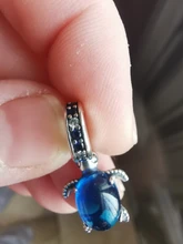 Cuentas de 100% Plata de Ley 925 pisadas de Pata de Gato, amuletos de corazón de amor, aptas para Pulsera Original, joyería de plata 925