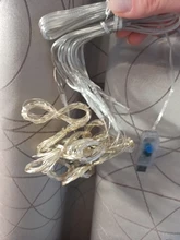 LED Garland Curtain Battery Fairy-Lights Window The on USB Christmas 3MX3M