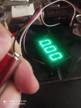 Detector DC Monitor Voltage-Meter Motorcycle Green 3-Wires 12v-Capacity Blue Car LED