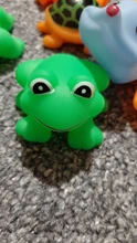 Bathing-Toy Float Swimming-Water-Toys Squeeze Animals Soft-Rubber Colorful Baby Sound-Squeaky
