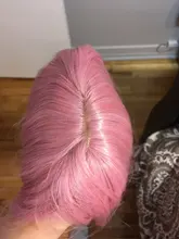 ALAN EATON-Pelucas sintéticas para mujer, cabelleras de contextura ondulada, largas, de color negra y rosada, con degradado, de pelo natural de fibra de alta temperatura