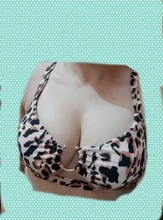Conjunto de Bikini con estampado de leopardo para mujer, bañador Sexy de cintura alta con estampado de serpiente, traje de baño dividido con Tanga de banda de realce, ropa de baño brasileña 2021