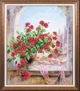 

B-269 set for embroidery with beads 'Magic canvas 'July half day', 34,5x41 cm
