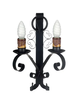 

Rustic Style wall sconce 2 lights in forging's ring model