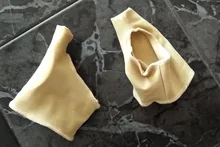 1 par de hueso grande ortopédicos juanete corrección pedicura calcetines de silicona Corrector de Hallux Valgus aparato separadores de dedos cuidado de los pies herramienta