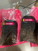 Halo Lady Beauty-extensiones de cabello humano Afro rizado para mujeres africanas, color ombré 1B/4/27, Remy indio