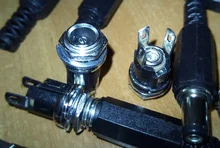 Fuente de alimentación de 5,5mm x 2,1mm, 5,5x2,1 CC, Conector de clavija + adaptador de Terminal de montaje de Panel de Metal hembra, enchufe, conectores DC