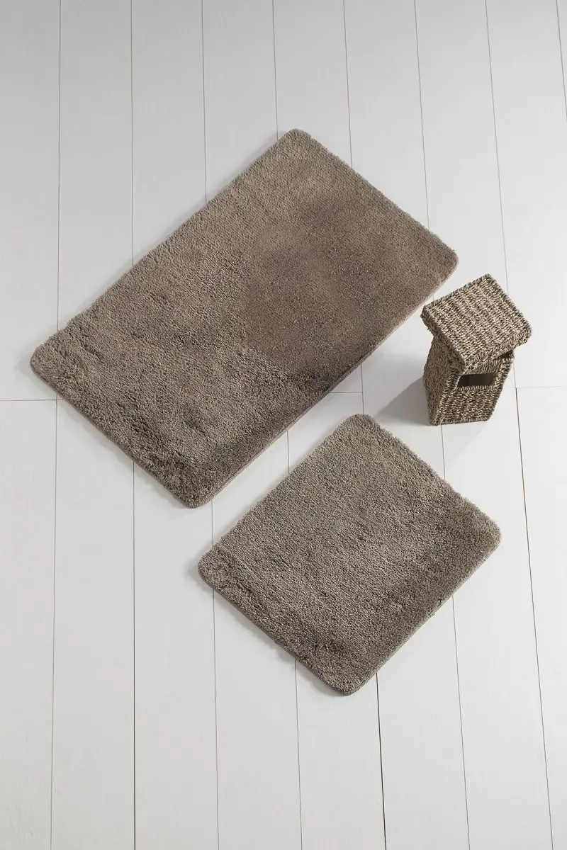 Коврики для ванной нескользящие Противоскользящие коврики противоскользящие цветные норковые 2'Li набор 60X100 см-50X60 см