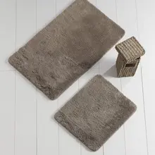 Коврики для ванной нескользящие Противоскользящие коврики противоскользящие цветные норковые 2'Li набор 60X100 см-50X60 см