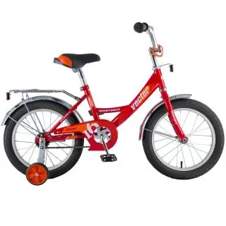 

Bicycle red with foot brake novatrack 16 "vector, red novatrack 163vector. Rd8