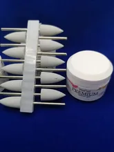 ERUIKA 6 unids/set de goma del taladro del clavo de fresado para manicura poco Flexible pulidora máquina Archivo de clavo eléctrico herramientas de arte