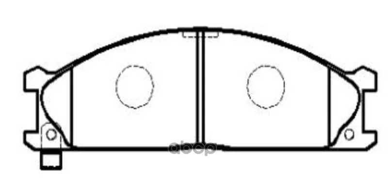 Колодки Тормозные Дисковые Передние Nissan Terrano 2.4i-3.0i/2.7td 87-93/Urvan 2.0-2.5d 87 Ckn-3 Ctr арт. CKN-3