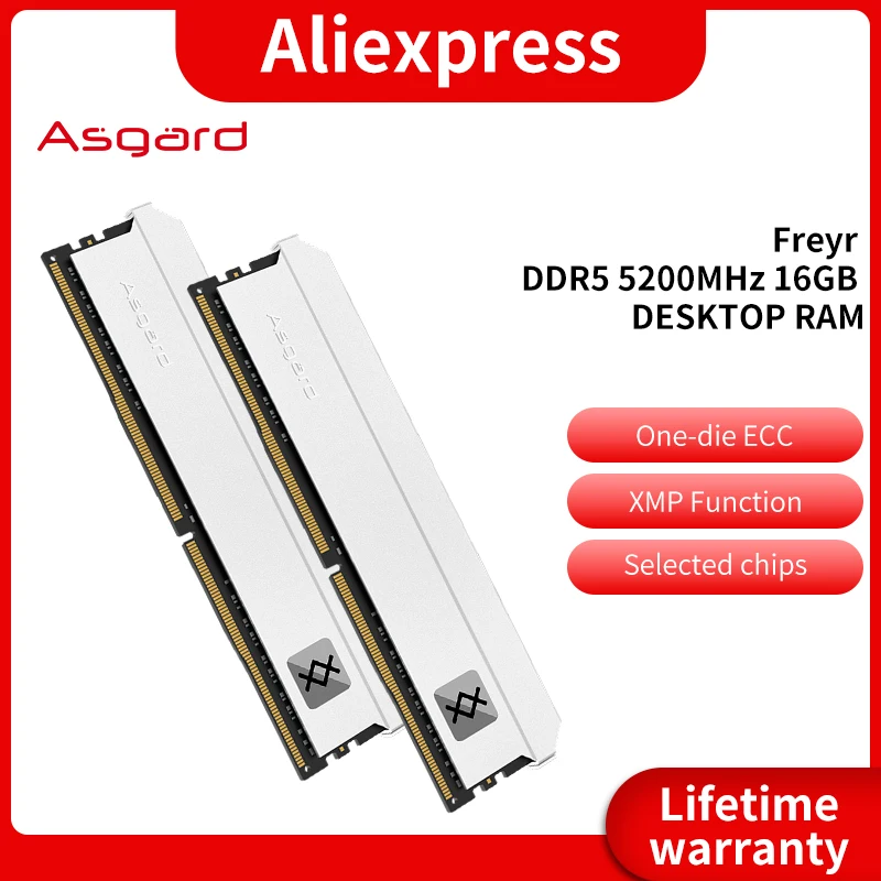  Asgard Memoria Ram DDR5 Desktop RAM 16GB 4800MHz 5200MHZ DIMM XMP Memoria Ram DDR5 for Desktop 