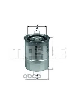 Фильтр Топливный Nissan Mahle/Knecht арт. KC236