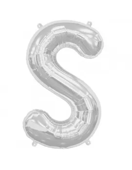 

Balloon Letter S 86cm Silver-Foil Polyamide-NSB00214