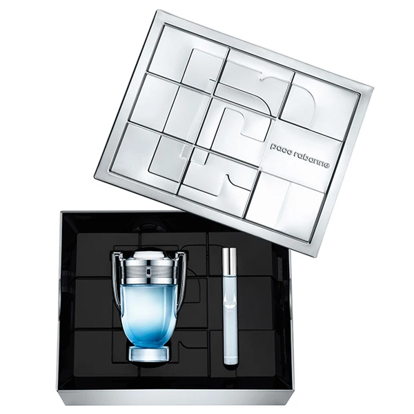 Мужской парфюмерный набор Invictus Aqua Paco Rabanne(2 шт