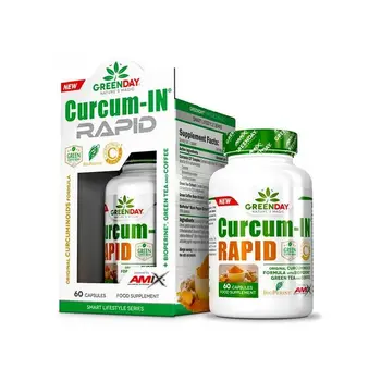 

Curcum-IN Rapid - 60 capsules [greenday amix]