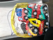 6 uds juguete de modelo de coche atrás coche vehículo móvil camión de bomberos modelo Taxi chico Mini juguetes regalo Diecasts juguete para los niños