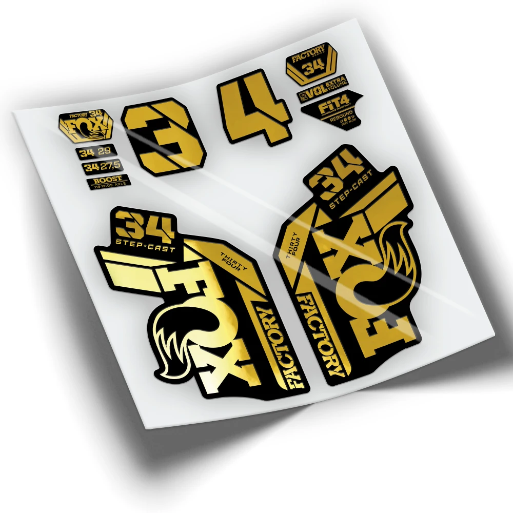 Adesivi Forcina Bicicletta Fox 34 Factory Step Cast 2021 Wp413