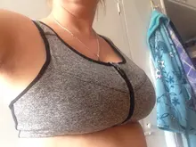 Sports-Bras Yoga-Top Racerback Fitness Workout Women Gym Female High-Impact Running Plus-Size