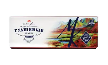 

Gouache art master class in a set of 12 colors of 40 ml
