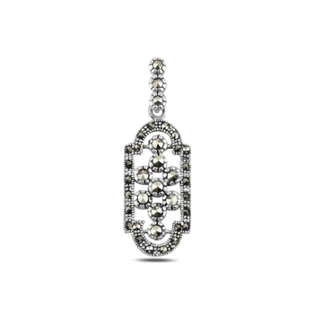 

Silver 925 Sterling Marcasite Pendant