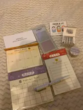 JIANWU-Bloc de notas Kawaii para hacer lista, Plan semanal, suministros de papelería de planificación diaria, escuela y oficina, 100 hojas/50 hojas