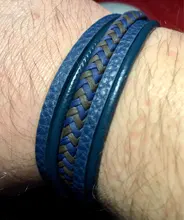 ZOSHI-Pulseras de cuero coloridas trenzadas para hombre, brazalete Heren, pulseras de cuero genuino a la moda con hebilla magnética