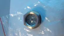 1/2-Oil-Level Sight Glass Window Bsp Male Air-Compressor-Gearbox Brass for Hex-Head M33/M42