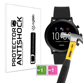

Screen protector Anti-Shock Anti-scratch Anti-Shatter compatible with Fossil Gen 5 Carlyle Stainless Steel FTW4025