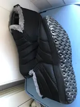 Hombres botas ligero zapatos de invierno para hombres botas nieve calzado de invierno de talla grande 47 Slip On Unisex tobillo botas de invierno