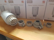 Tuya ZigBee3.0 inteligente radiador actuador programable del radiador termostática de la válvula de controlador de temperatura MQTT 2 Configuración con Alexa.